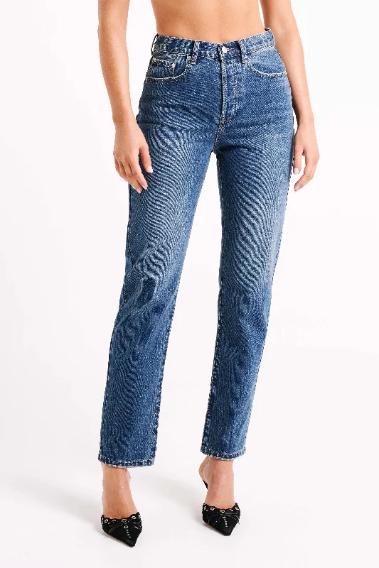 Mattea Denim Jeans - Dark Blue