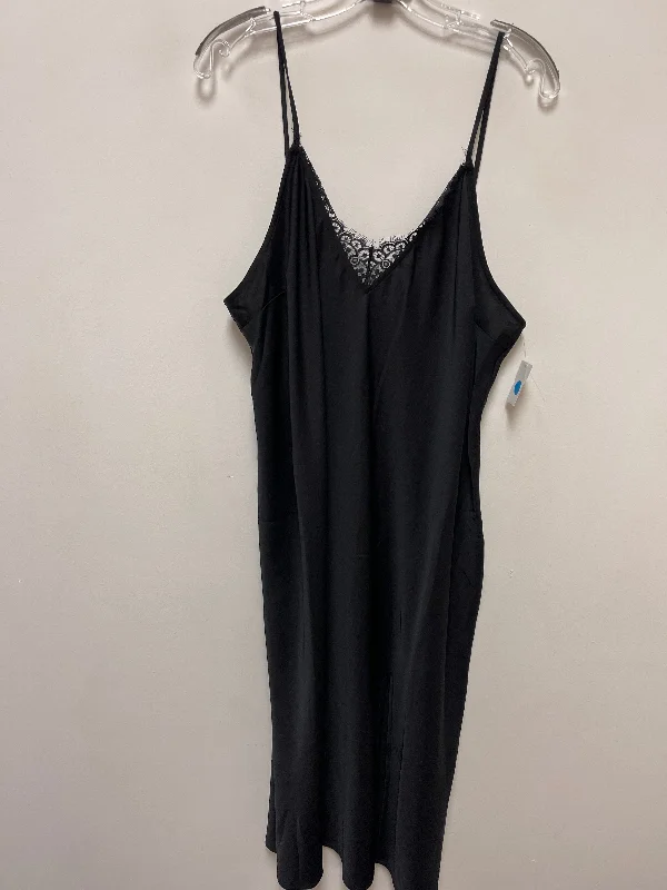 Dress Casual Maxi By A New Day In Black, Size: 2x