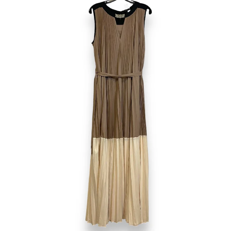 Dress Casual Maxi By Bcbg In Tan, Size: M