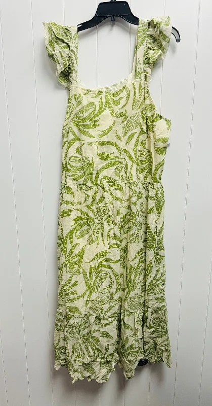 Dress Casual Maxi By Clothes Mentor In Green, Size: 2x