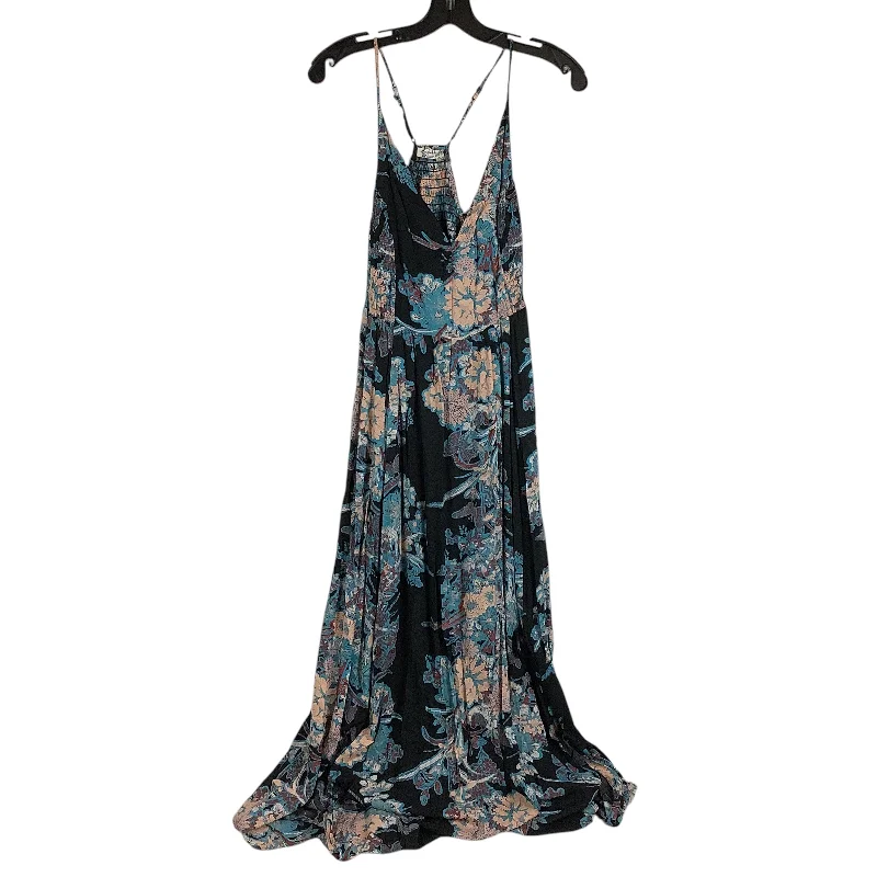 Dress Casual Maxi By Free People In Floral Print, Size: Xs