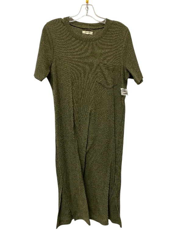 Dress Casual Maxi By Madewell In Green, Size: M