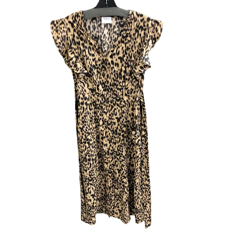 Dress Casual Maxi By Sienna Sky In Animal Print, Size: M