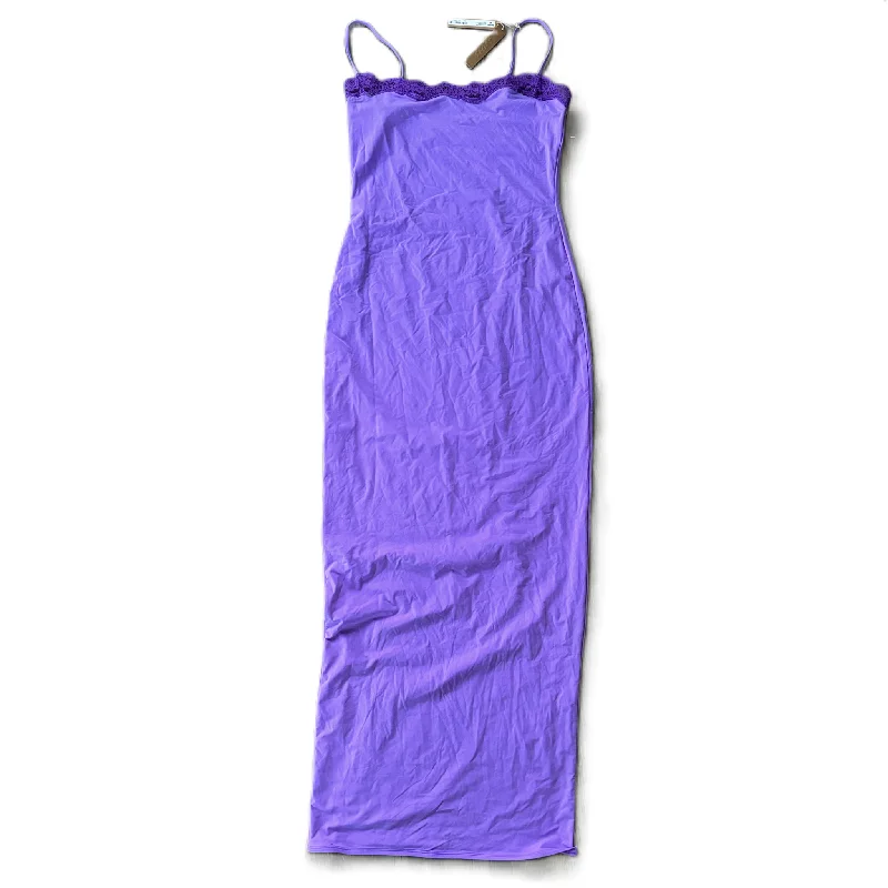 Dress Casual Maxi By Skims In Purple, Size: L