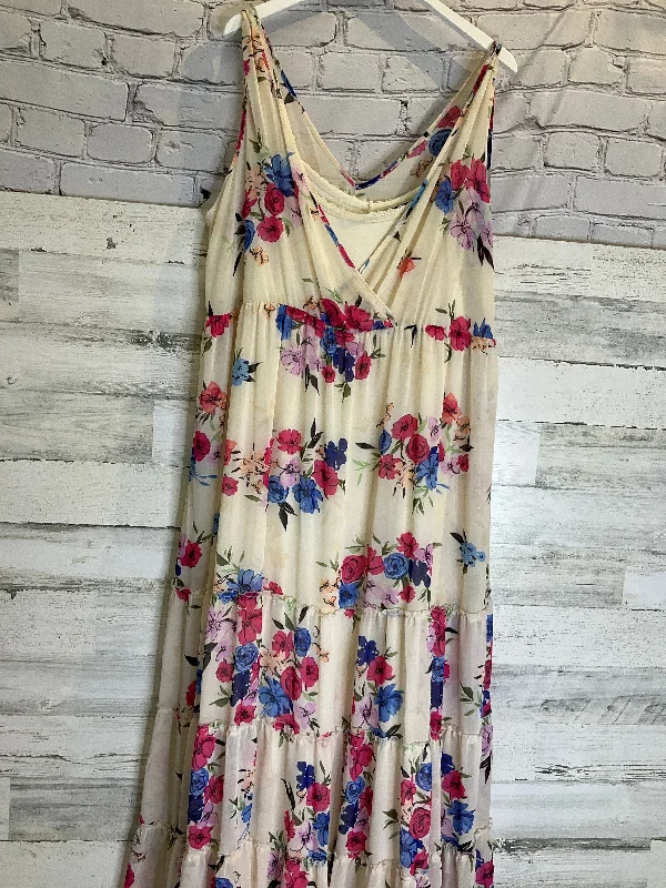 Dress Casual Maxi By Torrid In Tan, Size: 3x