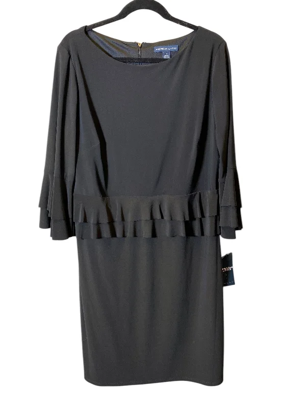 Dress Casual Midi By American Living In Black, Size: Xl