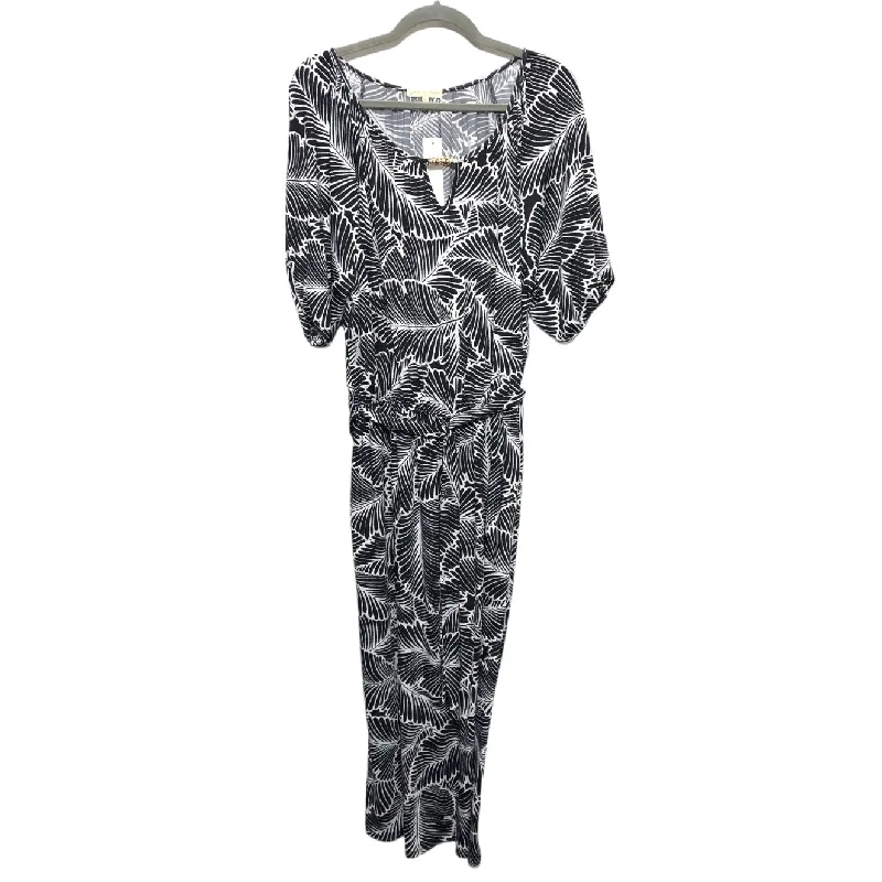 Dress Casual Midi By Clothes Mentor In Black & White, Size: 1x