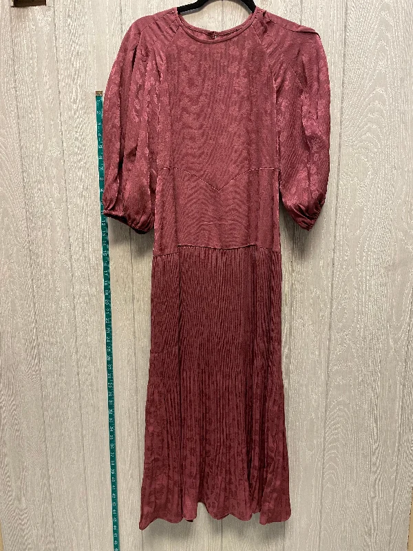 Dress Casual Midi By Current Air In Mauve, Size: S