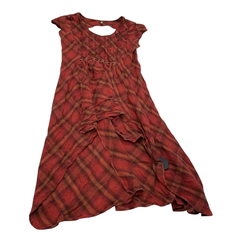 Dress Casual Midi By Free People In Red, Size: Xs