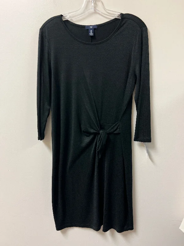 Dress Casual Midi By Gap In Black, Size: M