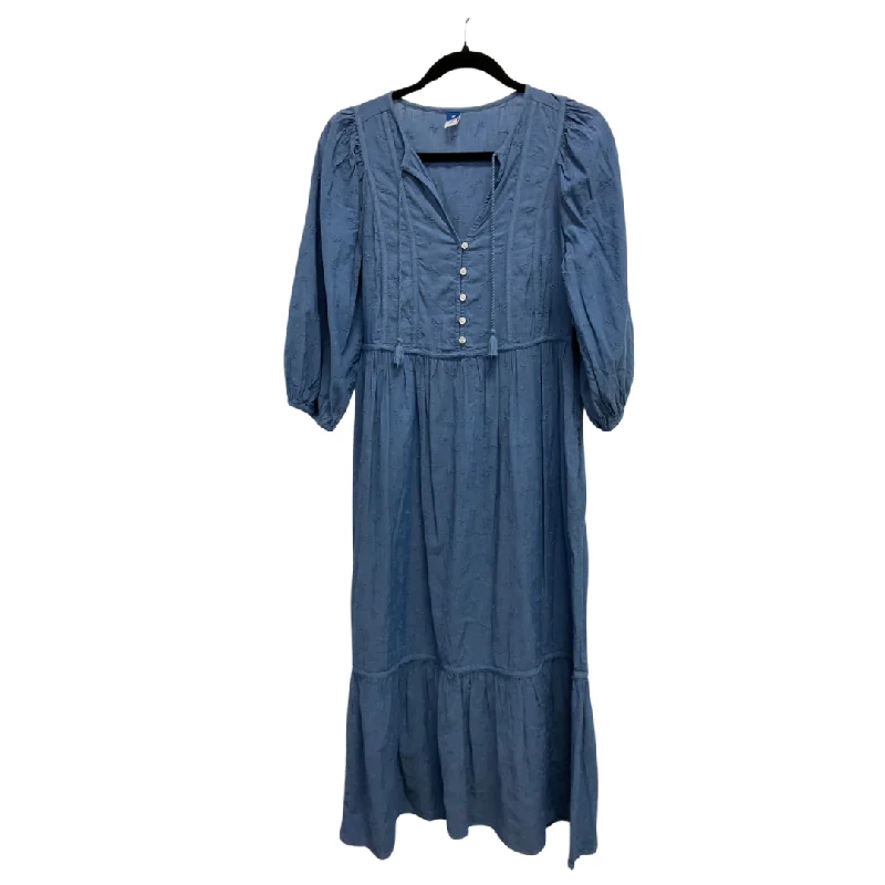 Dress Casual Midi By Old Navy In Blue, Size: Xs