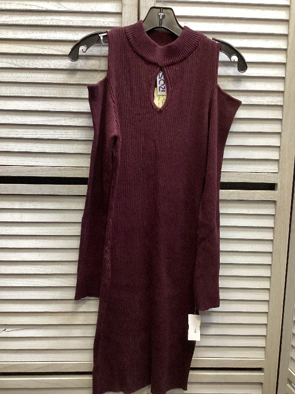 Dress Casual Midi By Say What In Red, Size: Xl