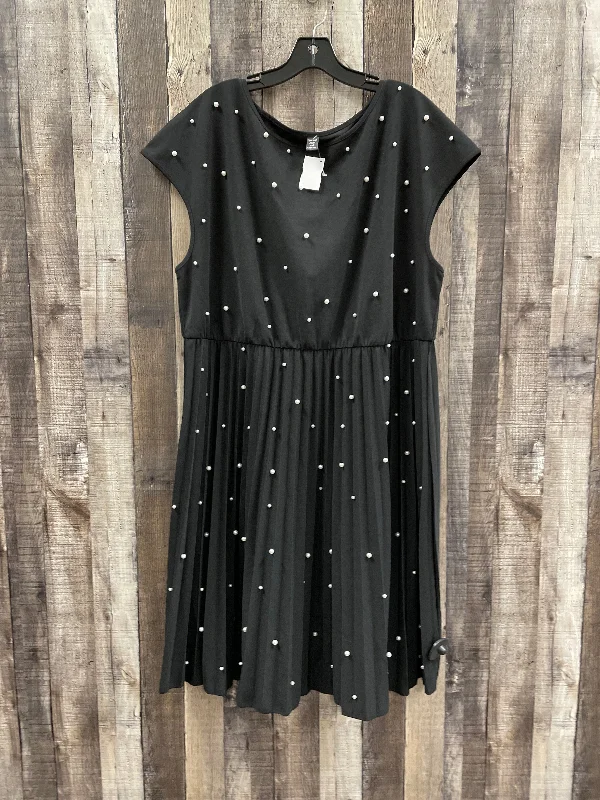 Dress Casual Midi By Shein In Black, Size: 4x