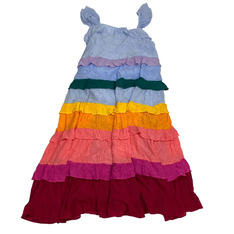 Dress Party Midi By Crown And Ivy In Multi-colored, Size: L