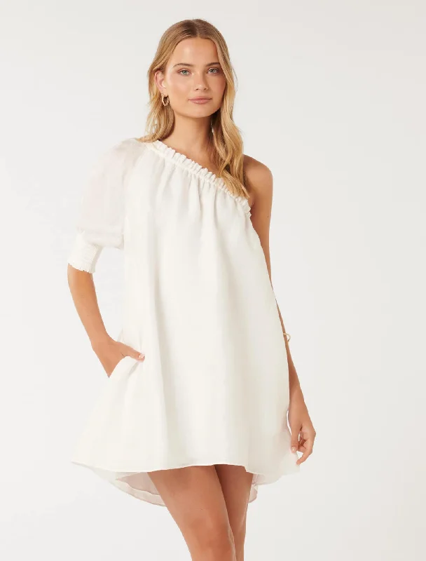 Isabelli One-Shoulder Mini Dress