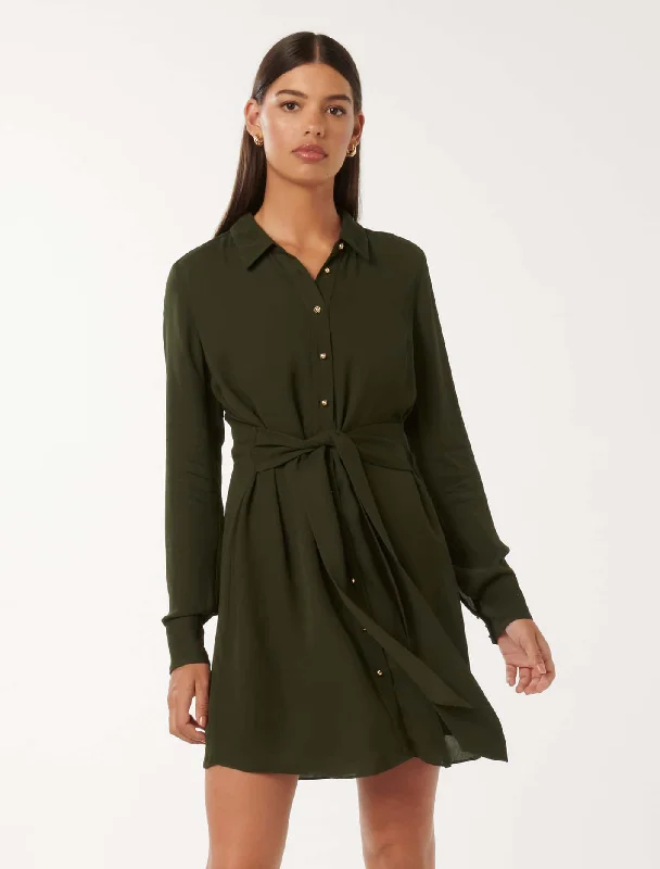 Sherri Mini Shirt Dress